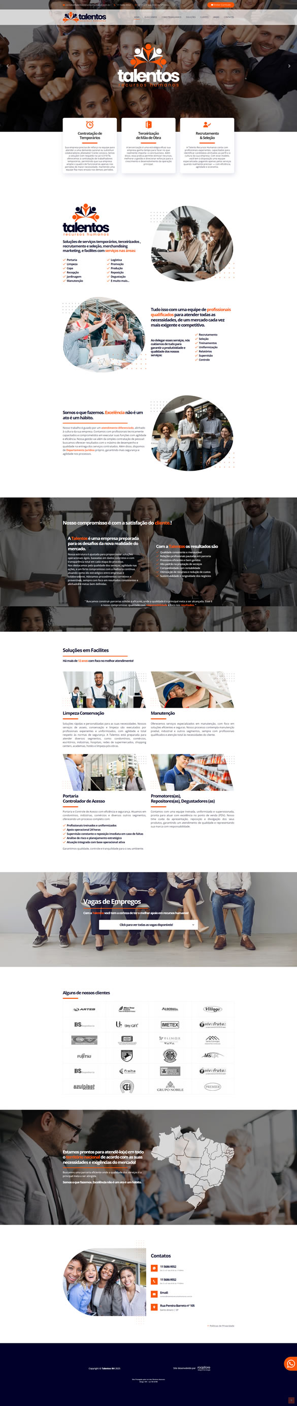 Site Talentos Recursos Humanos
