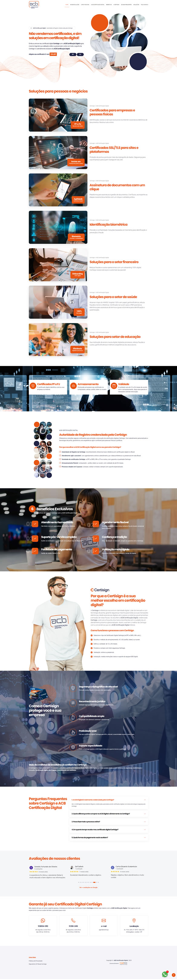 Site ACB Certificação Digital