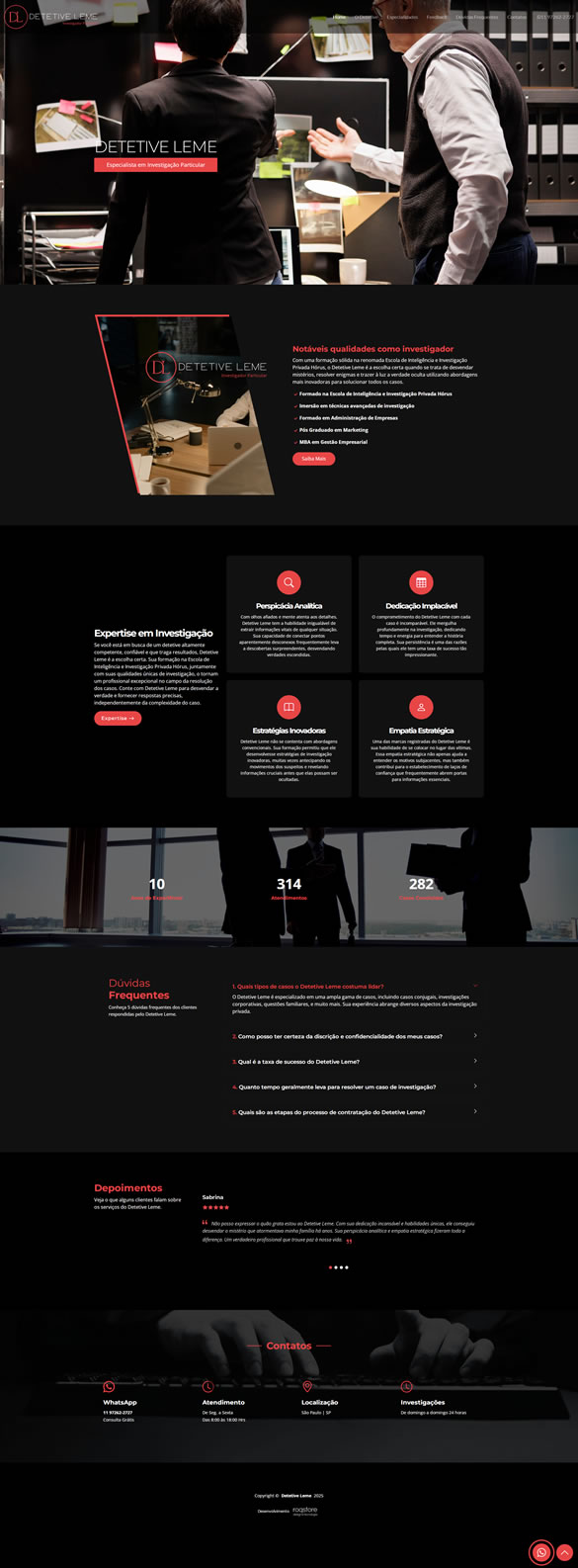 Site Detetive Leme