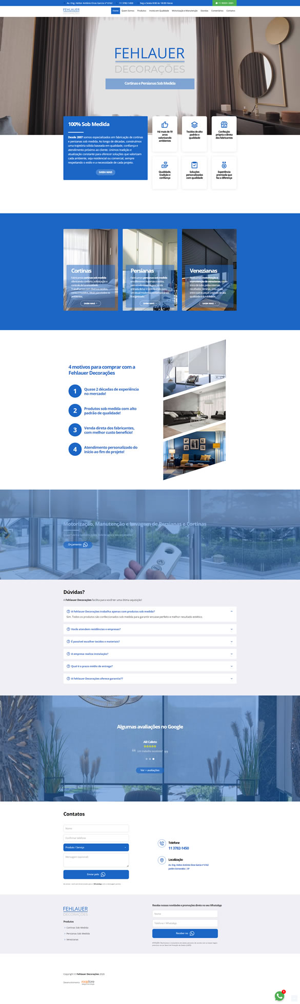 Site Fehlauer Decorações