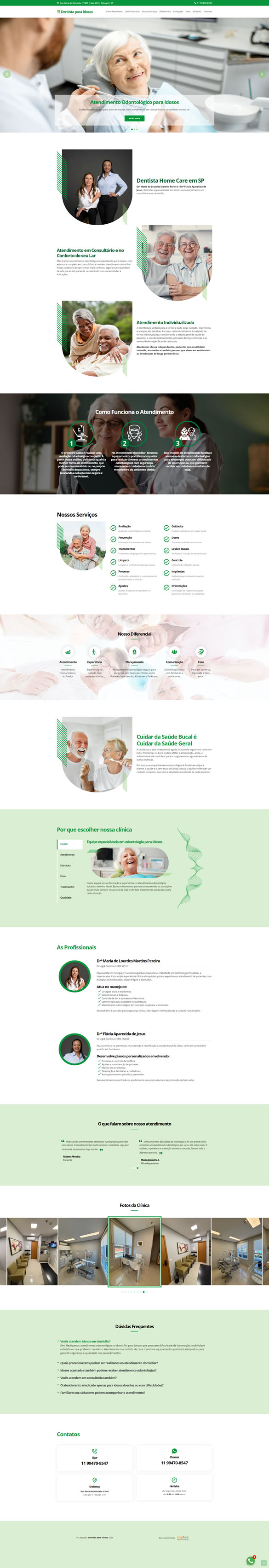 Site Dentista para Idosos