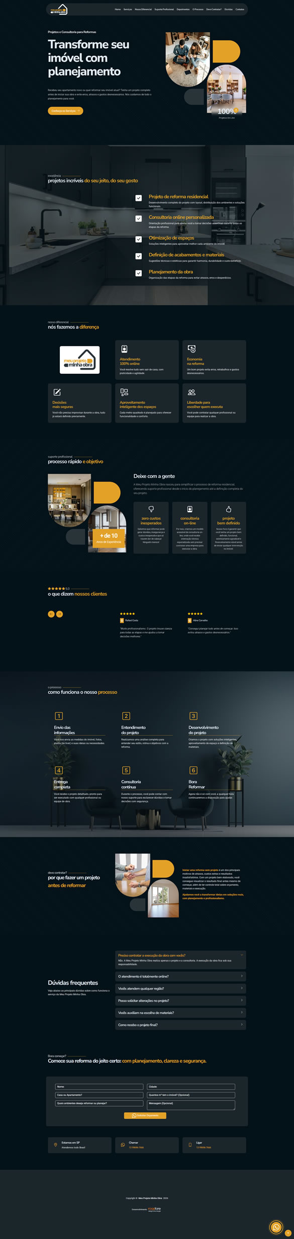 Site Meu Projeto Minha Obra